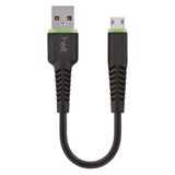 Helt HT-DC12 20 cm Siyah Plastik USB Şarj ve Data Kablosu