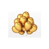 helyum pasta 12 Inç Metalik Gold Balon 5'li