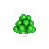 helyum pasta 12 Inç Metalik Yeşil Balon 5'li