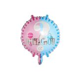 helyum pasta Cinsiyet Partisi Girl Or Boy Baskılı Folyo Balon 18 Inç