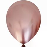 Helyuma Uyumlu Pembe Krom Balon Mirror Balon 12 inç 50 Adet Krom Pembe Balon 12 inch