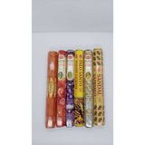 Hem Amber-Gül-Lavanta-Palo Santo-Yasemin-Sandal Aromalı Çubuk Tütsü (120 Çubuk) Ve Tütsü Kayığı