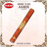 Hem Amber Incense Sticks - Kehribar Tütsü 20 Adet