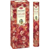 Hem Gulab Gül Suyu Kokulu Çubuk Tütsü 6X20 120 Adet