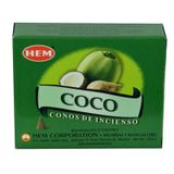 Hem Hindistan Cevizi Kokulu 10 Coconut Konik Tütsü