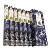 Hem Precious Lavender tütsü çubukları lavanta kokar. Yüksek kaliteli tütünden 120 çubuklu paket