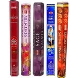 Hem Saı Baba - Sage - Mılflores - Frankıncense - Sandal Cınnamon Tütsü 5'li Set