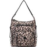 Hem Sırt Hem De Omuz Kadın Çantası Smart Bags 1205 Leopard