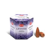 Hem Tütsü Geri Akış Şelale Lavanta Kokulu 40 Konik Tütsü - Lavander Backflow Incense Cones