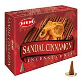 Hem Tütsü Sandal Cinnamon 10 Konik