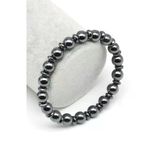 Hematit Doğal Taş Bileklik 8 Mm Küre Kesim - Blk-2054