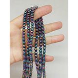 Hematit Taşı Rondela Dizi 2X6MM (54674)