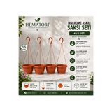 Hematorf Askılı Makrome Saksı 3,5 lt - 4 adet
