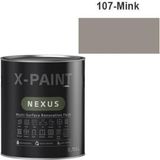 Hemel Arge Toptan X-Paint Nexus Soft Mat Su Bazlı Dönüşüm Boyası 0.75 Lt 107-MINK - MINK-107