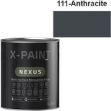 Hemel Arge Toptan X-Paint Nexus Soft Mat Su Bazlı Dönüşüm Boyası 0.75 Lt 111-ANTHRACITE - ANTHRACITE-111