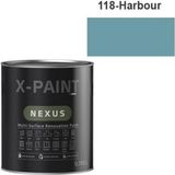 Hemel Arge Toptan X-Paint Nexus Soft Mat Su Bazlı Dönüşüm Boyası 0.75 Lt 118-HARBOUR - HARBOUR-118