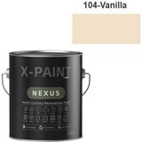 Hemel Arge Toptan X-Paint Nexus Soft Mat Su Bazlı Dönüşüm Boyası 2.5 Lt 104-VANILLA - VANILLA-104