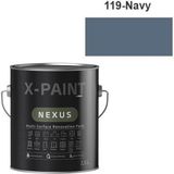 Hemel Arge Toptan X-Paint Nexus Soft Mat Su Bazlı Dönüşüm Boyası 2.5 Lt 119-NAVY - NAVY-119