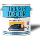 HEMEL Hickson Decor Aqua Breather Paint Nefes Alan Polar White Beyaz Yarı Mat 2,5 Lt - 1 Adet