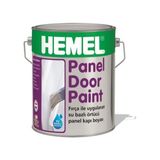 Hemel Panel Door Paint 2.5 Lt Beyaz Su Bazlı Panel Kapı Boyası