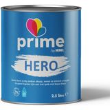 Hemel Prime Hero Zemin Hariç Iç Dış Mekan Ahşap Metal ve Mineral Yüzeyler Ile Panel Kapılar Için Son Kat Ipek Mat Beyaz Boya 15 Lt