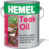 Hemel Teak Oıl 2,5 Lt Dış Mekan Ahşap ve Bahçe Mobilyaları İçin Doğal Yağ