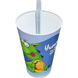 HemenGo 400 ml Pipetli Bardak - Çok Renkli