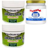 HemenGo BZS7896 Çörek Otu Kremi Vücut Sızlarına 2x 100 ml - Snow Kitten Menthol Balm 50 ml HMNG8632 - Belirtilmemiş