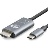 HemenGo Type-C To Hdmı Kablo Hdtv 4K Ultra Hd Pvc Gri HDX7853 - 1