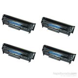 hementoner Canon İ Sensys Mf4380dn Toner Muadil Yazıcı Kartuş 4 Lü Ekonomik Paket - Siyah