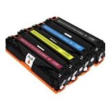 hementoner Hp M254, M280, M281 Uyumlu 4 Renk Muadil Toner CF540A/CF541A/CF542A/CF543A
