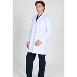 HEMİ Erkek Uzun Gömlek Yaka Doktor Hemşire Öğretmen Önlüğü Beyaz Önlük