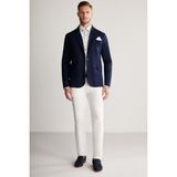 Hemington Lacivert Giza Pamuk Triko Blazer Ceket - XL