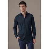 Hemington Supima Pamuk Gizli Düğme Lacivert Business Gömlek - 2XL - Navy