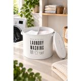 hemlife 2 Bölmeli Metal Deterjan Saklama Kabı 7 Litre – Renkliler ve Beyazlar İçin Çamaşır Deterjanı Kutusu