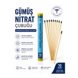 HemoStop Gümüş Nitrat Çubuğu 10 Adet Tek Kullanımlık Medikal Uygulama Çubuğu