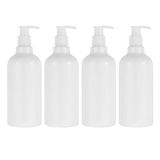 Hemoton 4 Adet 500 ml Boş Pompa Şişesi Doldurulabilir Sabun Dispenseri Şişeler Plastik Şeffaf Pompa Doldurulabilir Boş Şişeler Sıvı Sabun Şampuan Losyonları El Dağıtıcıları Mutfak Banyo için