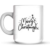Hena Jolly Noel Kupası - Yılbaşı Neşesini Yudumlayın! - 330 ml - Beyaz