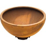 Henan Anhuilong Corten Yuvarlak Saksı Büyük Boy - - - --