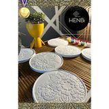 Henbi Mandala 2 Taş Boyama Seti 6 Adet Eğlenceli ve Eğitici Çocuk Etkinliği 3D
