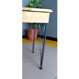HENDA Firkete Ferforje Metal Orta Sehpa Masa Ayağı-zigon-çiçeklik- Masa Ayağı 40 Cm (1 ADET FİYATIDIR)