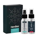 Hendlex Hendlex Nano Kaplama Otomobil Su Geçirmez Sprey Kask ve Vizör Temizleyici için Süper Hidrofobik 50 ml + Nano Temizleyici 50 ml