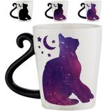 Hendson Kedi Severler için Renk Değiştiren Kedi Kahve Kupası - Kedi Anne Kadınlar için Doğum Günü Hediyeleri - Kedi Severler Anne, Kızı, Kız Kardeş, Teyze, Eş, En İyi Arkadaşlar, BFF, İş Arkadaşları, Kadın