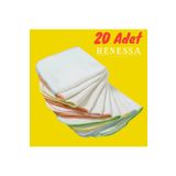 HENESSA TEKSTİL 20 Adet Pamuklu Bebek Ağız Mendili (Sırt, yüz ve ter)