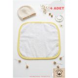 HENESSA TEKSTİL Bebek Ağız Mendili & Yüz Havlusu 4'lü 25x25