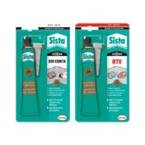 Henkel Sista Kırmızı RTV Sıvı Conta 50gr Metal Yüzeyler için Uygun Yüksek Isı Dayanımı