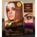 HENNA KINA İÇEREN KESTANE RENK SAÇ BOYASI 1 KUTU + JOANNA KOYU KAHVE KAŞ KİRPİK BOYASI 1 KUTU 2’Sİ BİRLİKTE