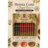 hennadibace 12'li 3 renk karışık paket Hint Kınası Külah hint kınası -12-Pack Mixed Indian Henna Cones Henna Cone - 3 Colors Set Henna stencil - Geçici Dövme Kınası (12 Adet)