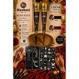 hennadibace Kına Kalıbı Deseni (GEÇİCİ DÖVME ŞABLONU) Koni külah Hint Kınası Henna Tattoo Stencil Kına Gecesi 21-8syh2