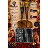 hennadibace Kına Kalıbı Deseni (GEÇİCİ DÖVME ŞABLONU) Koni külah Hint Kınası Henna Tattoo Stencil Kına Gecesi 3-5syh2